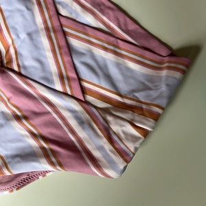 MODERN Aerie High Waisted Cheeky Striped Bikini Bottom